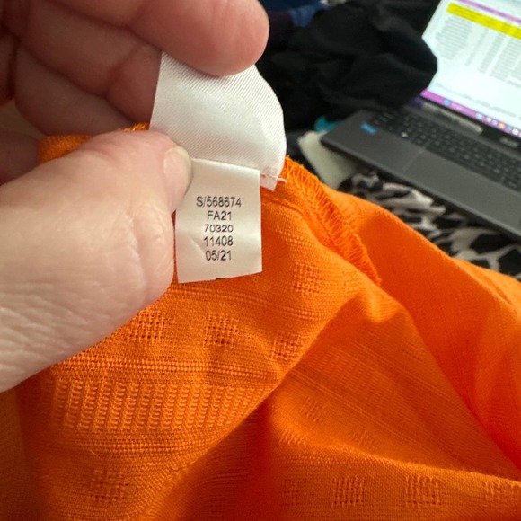 Loft Orange blouse size XL - Picture 6 of 6